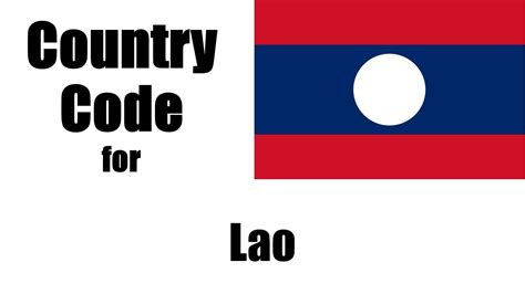 laos 2 letter country code.